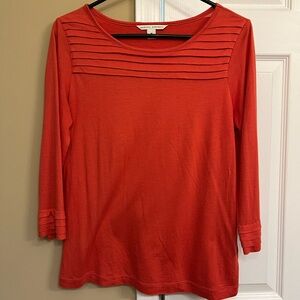 Banana Republic Size M orange shirt in good condition.